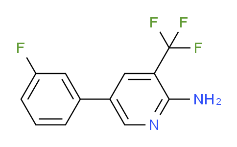 5-(3-Fluorophenyl)-3-(trifluoromethyl)pyridin-2-amine