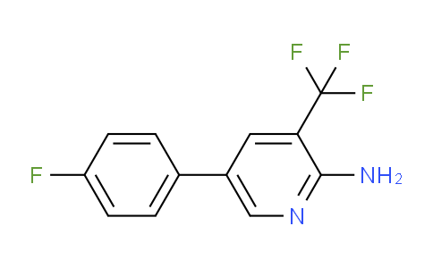 5-(4-Fluorophenyl)-3-(trifluoromethyl)pyridin-2-amine