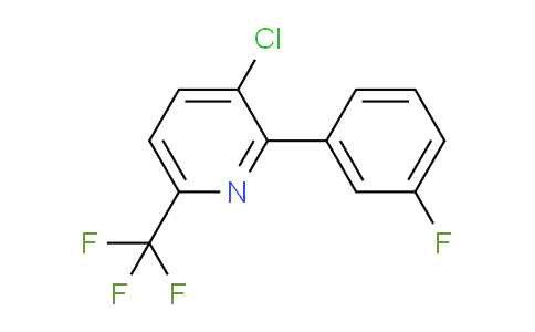3-Chloro-2-(3-fluorophenyl)-6-(trifluoromethyl)pyridine