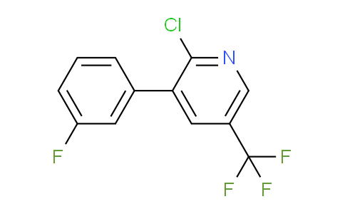 2-Chloro-3-(3-fluorophenyl)-5-(trifluoromethyl)pyridine
