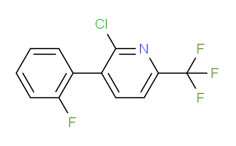 2-Chloro-3-(2-fluorophenyl)-6-(trifluoromethyl)pyridine