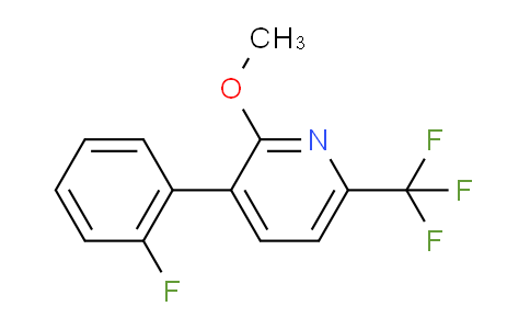 3-(2-Fluorophenyl)-2-methoxy-6-(trifluoromethyl)pyridine