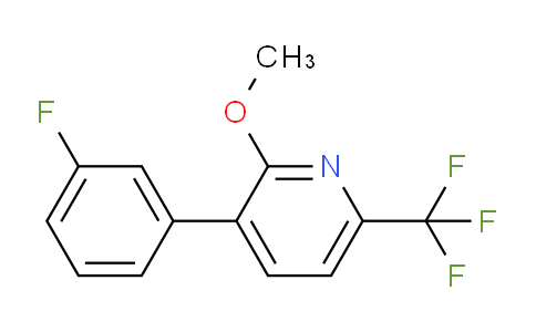 3-(3-Fluorophenyl)-2-methoxy-6-(trifluoromethyl)pyridine