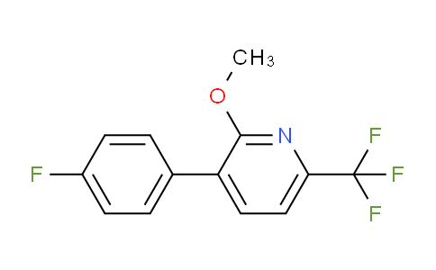 3-(4-Fluorophenyl)-2-methoxy-6-(trifluoromethyl)pyridine