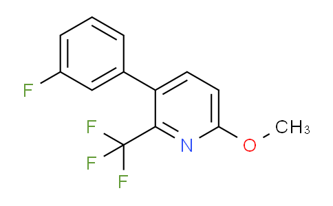 3-(3-Fluorophenyl)-6-methoxy-2-(trifluoromethyl)pyridine