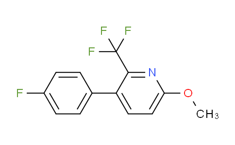 3-(4-Fluorophenyl)-6-methoxy-2-(trifluoromethyl)pyridine