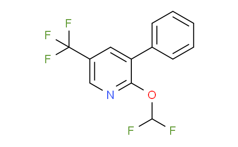 2-Difluoromethoxy-3-phenyl-5-(trifluoromethyl)pyridine