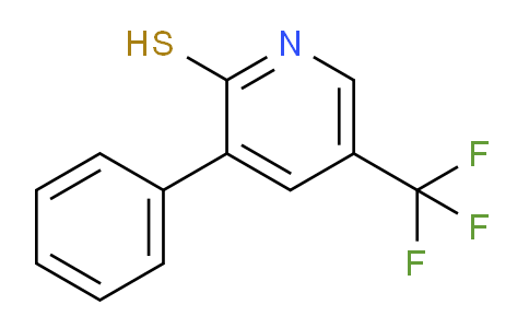 AM64973 | 1214336-19-2 | 2-Mercapto-3-phenyl-5-(trifluoromethyl)pyridine