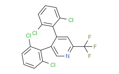 4,5-Bis(2,6-dichlorophenyl)-2-(trifluoromethyl)pyridine