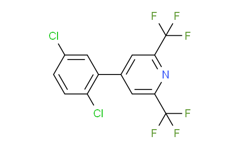 2,6-Bis(trifluoromethyl)-4-(2,5-dichlorophenyl)pyridine