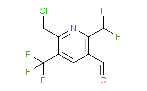 AM65085 | 1361783-96-1 | 2-(Chloromethyl)-6-(difluoromethyl)-3-(trifluoromethyl)pyridine-5-carboxaldehyde