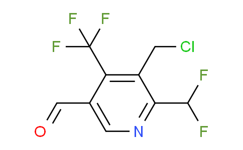 AM65086 | 1361912-49-3 | 3-(Chloromethyl)-2-(difluoromethyl)-4-(trifluoromethyl)pyridine-5-carboxaldehyde