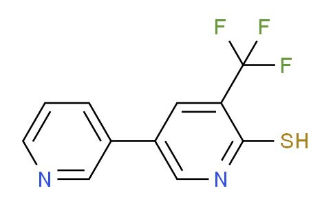 5-(Pyridin-3-yl)-3-(trifluoromethyl)pyridine-2-thiol