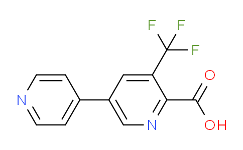 5-(Pyridin-4-yl)-3-(trifluoromethyl)picolinic acid