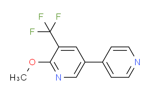 2-Methoxy-5-(pyridin-4-yl)-3-(trifluoromethyl)pyridine