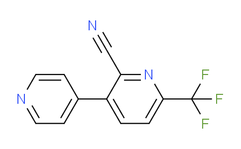 3-(Pyridin-4-yl)-6-(trifluoromethyl)picolinonitrile
