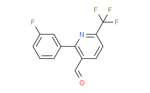 2-(3-Fluorophenyl)-6-(trifluoromethyl)nicotinaldehyde