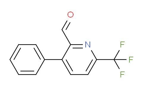3-Phenyl-6-(trifluoromethyl)picolinaldehyde