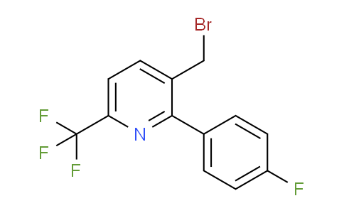 3-Bromomethyl-2-(4-fluorophenyl)-6-(trifluoromethyl)pyridine