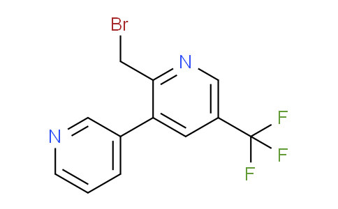 2-Bromomethyl-3-(pyridin-3-yl)-5-(trifluoromethyl)pyridine