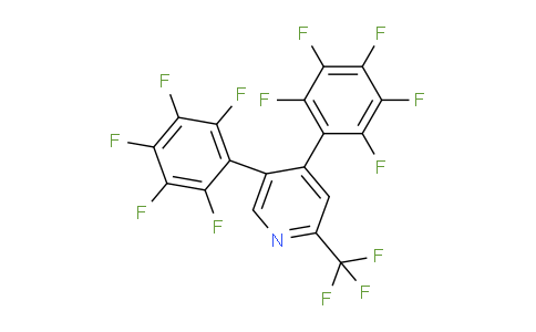 4,5-Bis(perfluorophenyl)-2-(trifluoromethyl)pyridine
