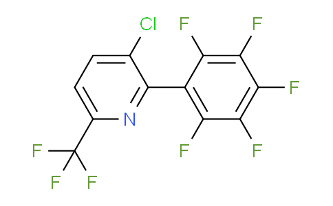 3-Chloro-2-(perfluorophenyl)-6-(trifluoromethyl)pyridine