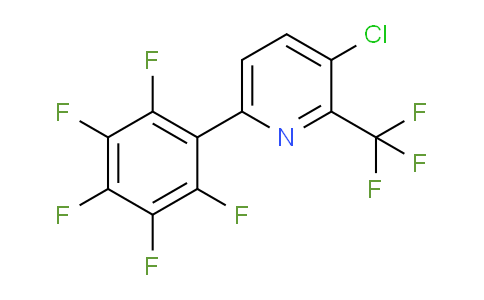 3-Chloro-6-(perfluorophenyl)-2-(trifluoromethyl)pyridine