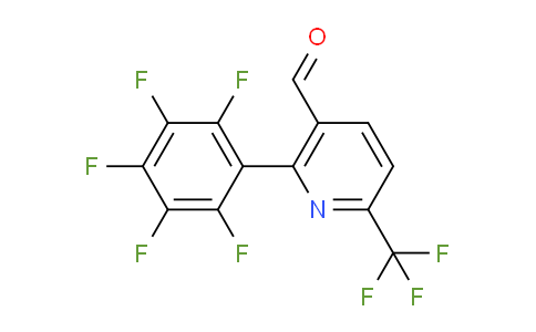 2-(Perfluorophenyl)-6-(trifluoromethyl)nicotinaldehyde
