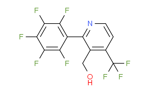 2-(Perfluorophenyl)-4-(trifluoromethyl)pyridine-3-methanol