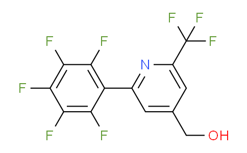 2-(Perfluorophenyl)-6-(trifluoromethyl)pyridine-4-methanol