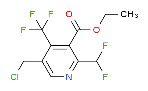 AM65465 | 1361686-15-8 | Ethyl 5-(chloromethyl)-2-(difluoromethyl)-4-(trifluoromethyl)pyridine-3-carboxylate