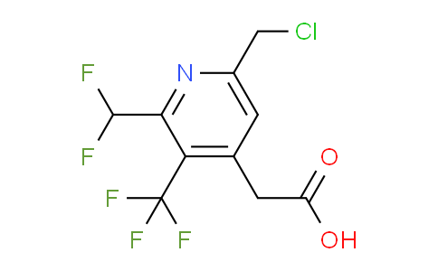 AM65471 | 1361730-27-9 | 6-(Chloromethyl)-2-(difluoromethyl)-3-(trifluoromethyl)pyridine-4-acetic acid