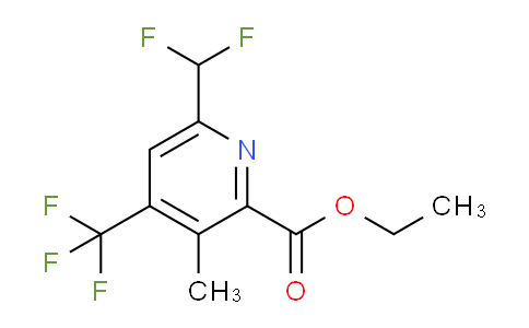 AM65487 | 1361869-72-8 | Ethyl 6-(difluoromethyl)-3-methyl-4-(trifluoromethyl)pyridine-2-carboxylate