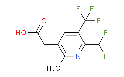 AM65488 | 1361858-98-1 | 2-(Difluoromethyl)-6-methyl-3-(trifluoromethyl)pyridine-5-acetic acid