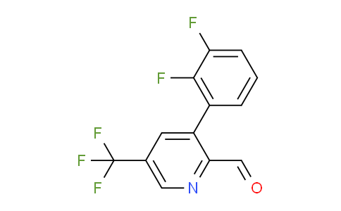 3-(2,3-Difluorophenyl)-5-(trifluoromethyl)picolinaldehyde