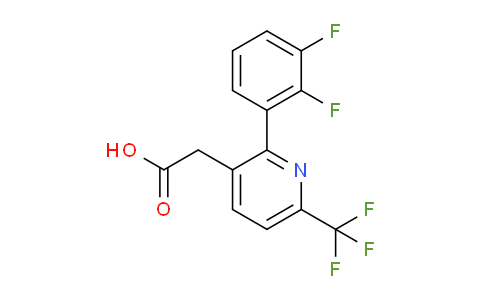 2-(2,3-Difluorophenyl)-6-(trifluoromethyl)pyridine-3-acetic acid
