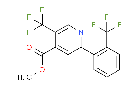 AM65660 | 1261634-95-0 | Methyl 5-(trifluoromethyl)-2-(2-(trifluoromethyl)phenyl)isonicotinate