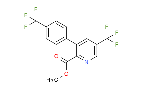 Methyl 5-(trifluoromethyl)-3-(4-(trifluoromethyl)phenyl)picolinate