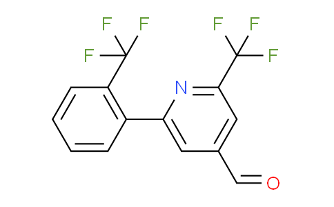 2-(Trifluoromethyl)-6-(2-(trifluoromethyl)phenyl)isonicotinaldehyde
