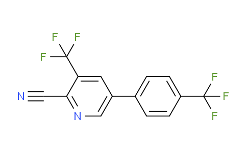 3-(Trifluoromethyl)-5-(4-(trifluoromethyl)phenyl)picolinonitrile