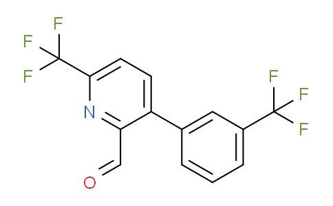 6-(Trifluoromethyl)-3-(3-(trifluoromethyl)phenyl)picolinaldehyde