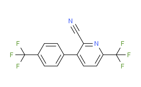 6-(Trifluoromethyl)-3-(4-(trifluoromethyl)phenyl)picolinonitrile