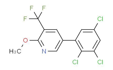 2-Methoxy-5-(2,3,5-trichlorophenyl)-3-(trifluoromethyl)pyridine