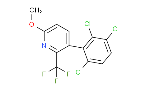 6-Methoxy-3-(2,3,6-trichlorophenyl)-2-(trifluoromethyl)pyridine