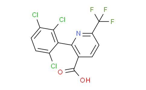 2-(2,3,6-Trichlorophenyl)-6-(trifluoromethyl)nicotinic acid