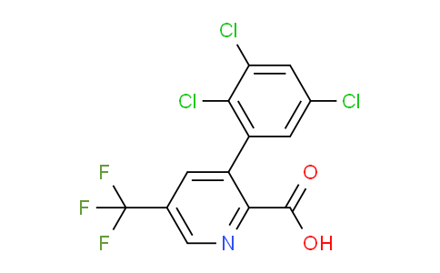 3-(2,3,5-Trichlorophenyl)-5-(trifluoromethyl)picolinic acid