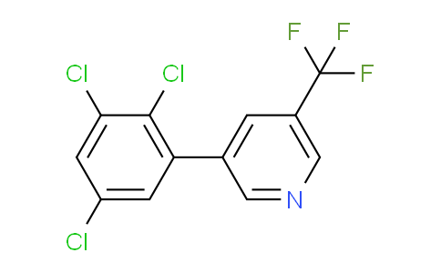 3-(2,3,5-Trichlorophenyl)-5-(trifluoromethyl)pyridine