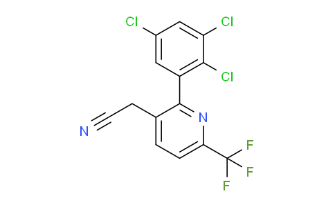 2-(2,3,5-Trichlorophenyl)-6-(trifluoromethyl)pyridine-3-acetonitrile