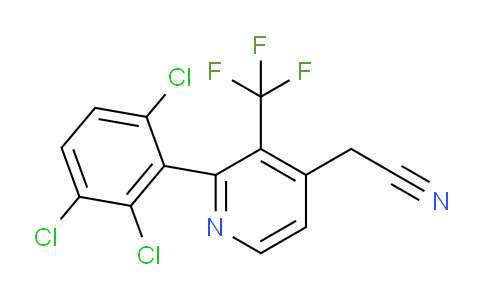2-(2,3,6-Trichlorophenyl)-3-(trifluoromethyl)pyridine-4-acetonitrile