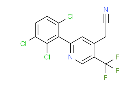 2-(2,3,6-Trichlorophenyl)-5-(trifluoromethyl)pyridine-4-acetonitrile